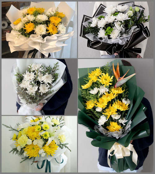 广东广州市番禺区石壁街道都那村白事花束代送